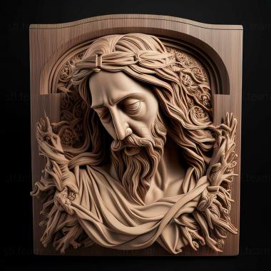 3D model jesus (STL)